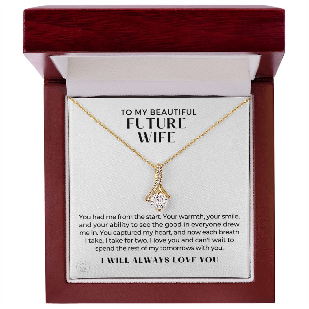 Future Wife, Mrs. Gift | Each Breath Necklace 0641T4