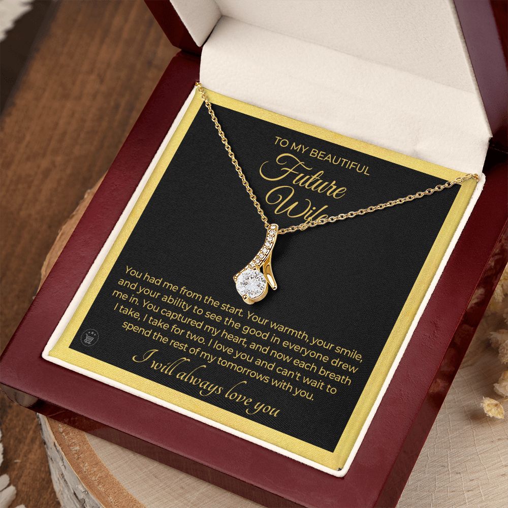 Future Wife, Mrs. Gift | Each Breath Necklace 0641T6