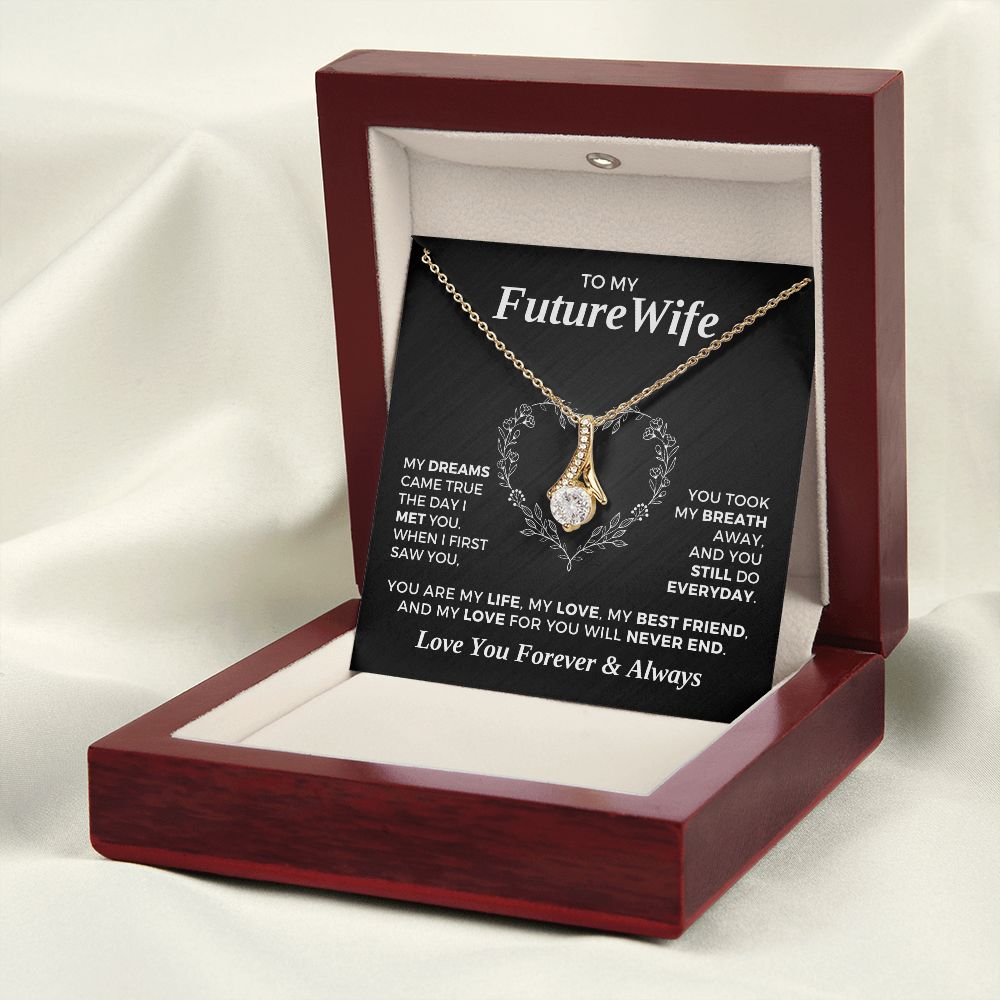 Future Wife, Mrs. Gift | Dreams Came True Necklace 0743T6A