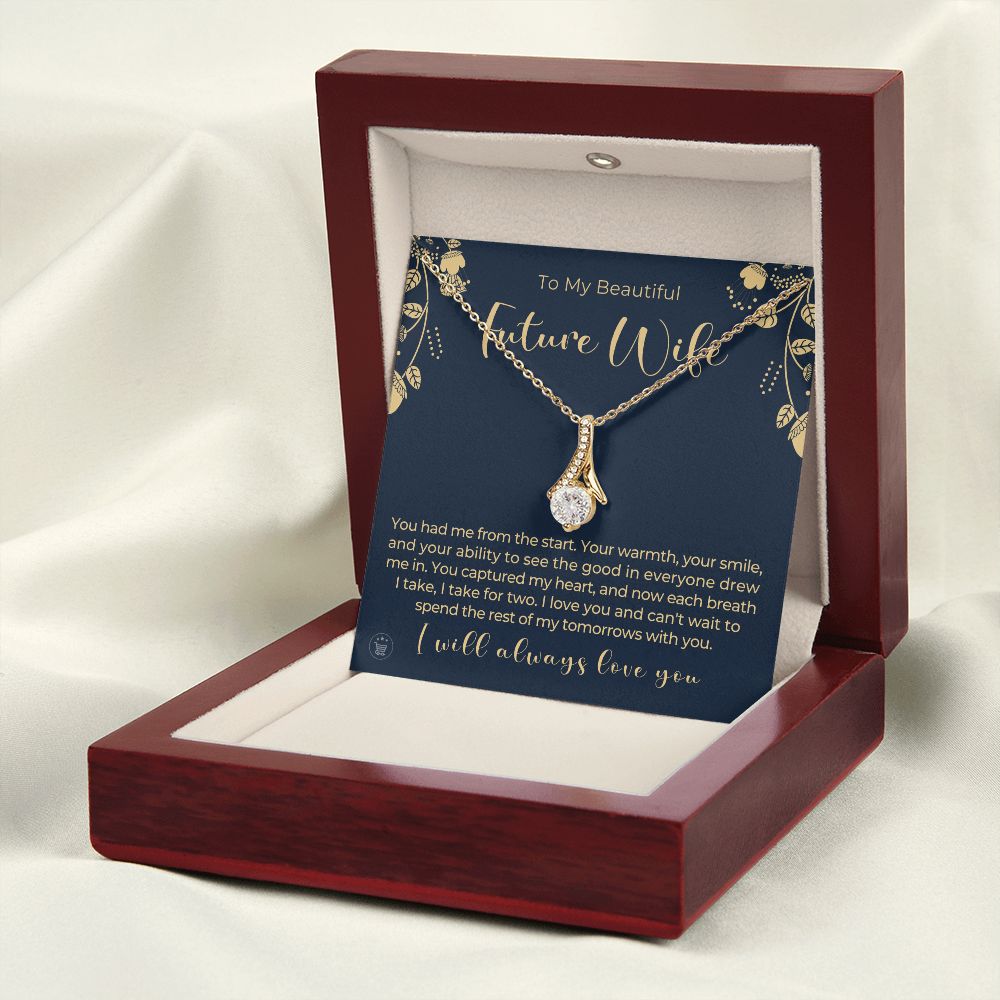Future Wife, Mrs. Gift | Each Breath Necklace 0641T9