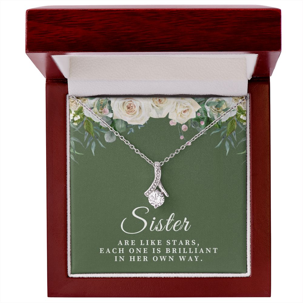 Sisters Are Like Stars Alluring Beauty Necklace 2222