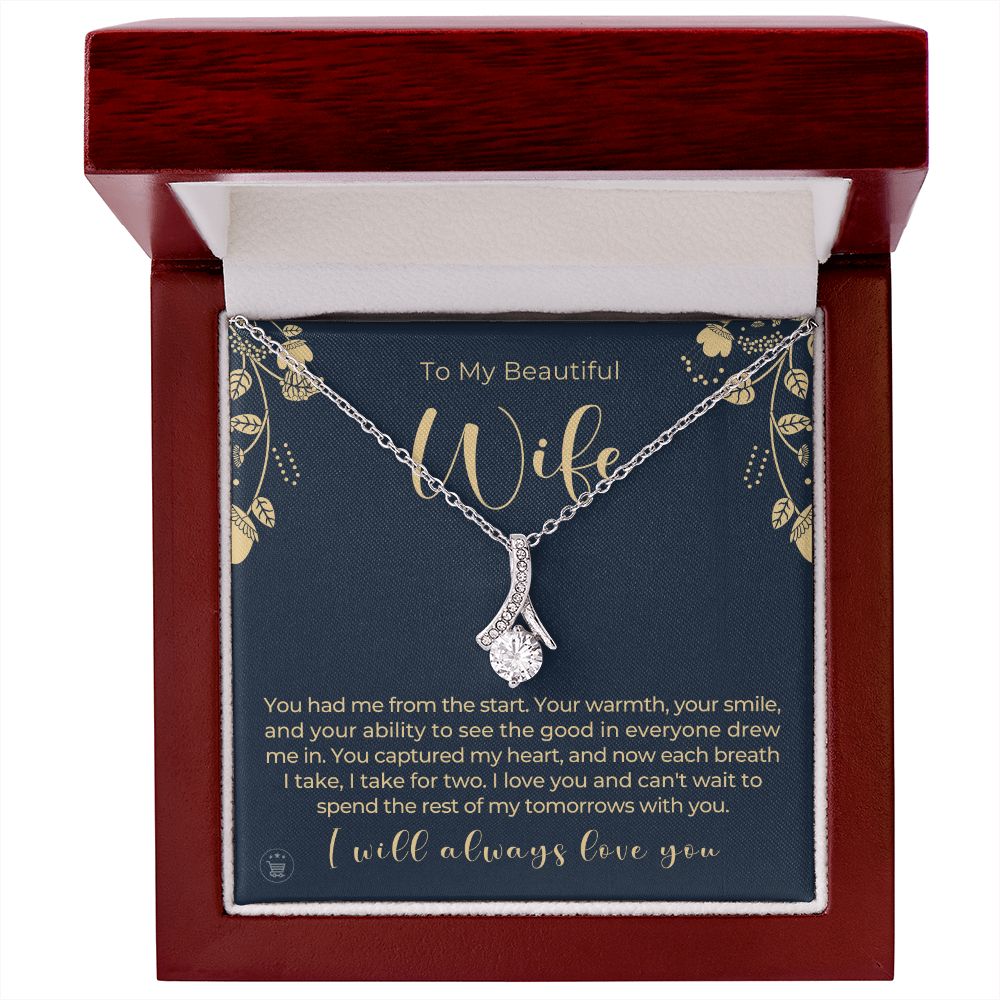 Gift For Wife | Each Breath Necklace 0642T9