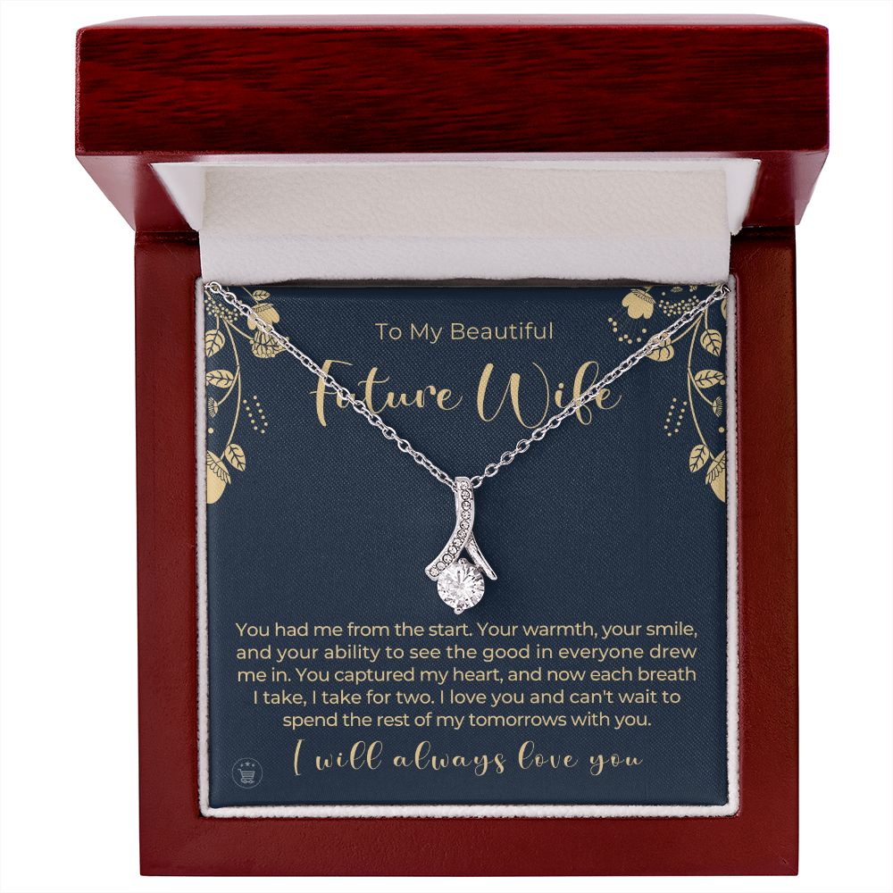 Future Wife, Mrs. Gift | Each Breath Necklace 0641T9