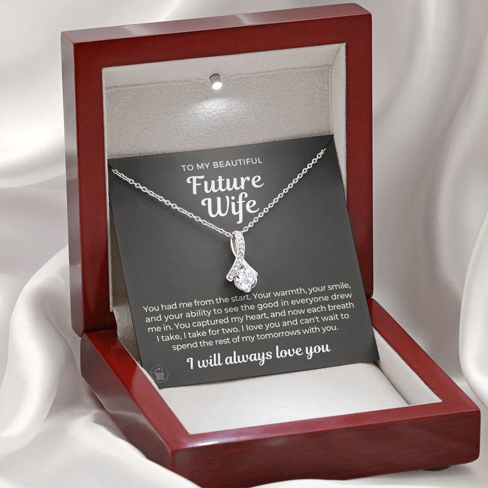 Future Wife, Mrs. Gift | Each Breath Necklace 0641T3