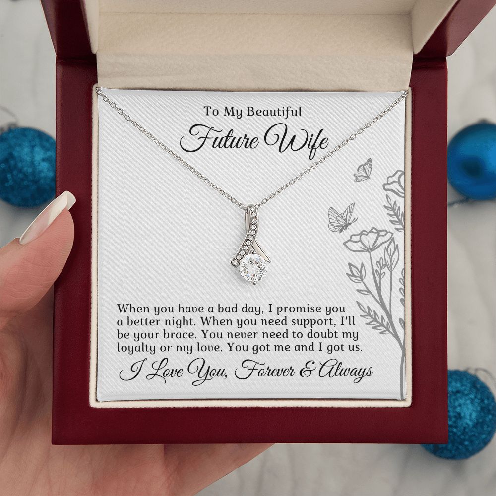 Future Wife, Mrs. Gift | I Love You Necklace 0733T7A