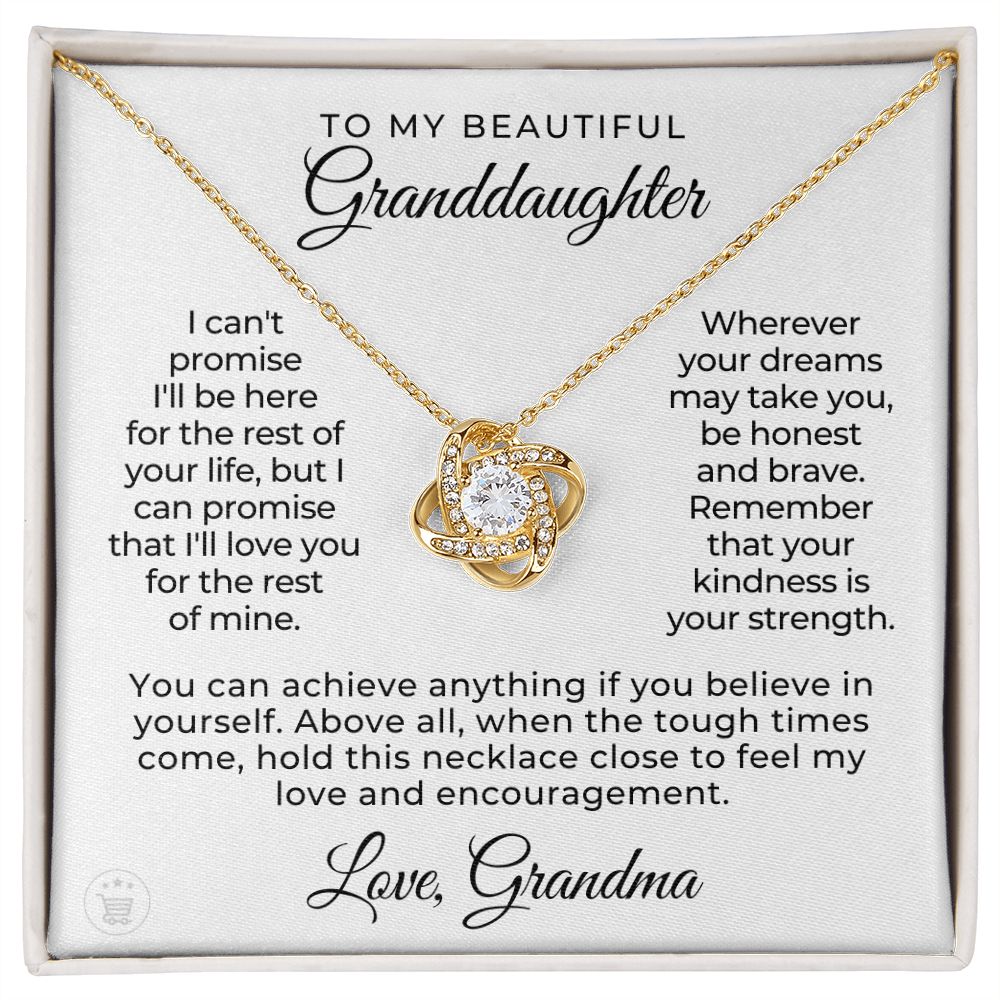 Granddaughter Gift | My Promise Necklace 0716T2