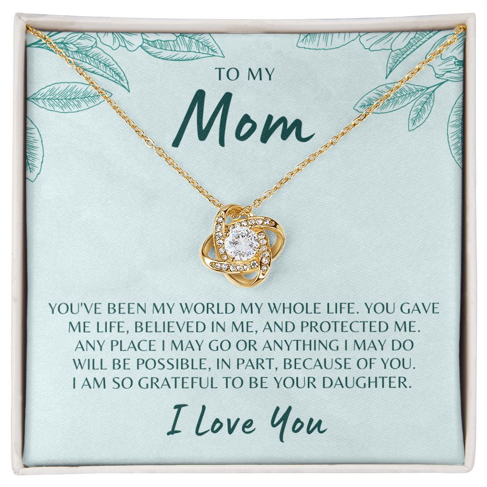 Gift For Mom | My World Necklace 0659T10