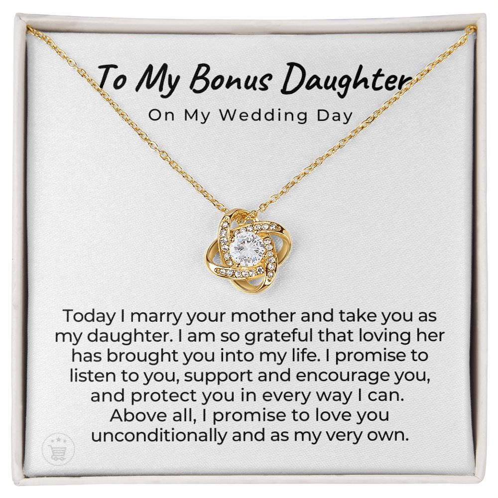 Stepdaughter Wedding Gift | Promise Necklace 0551T16