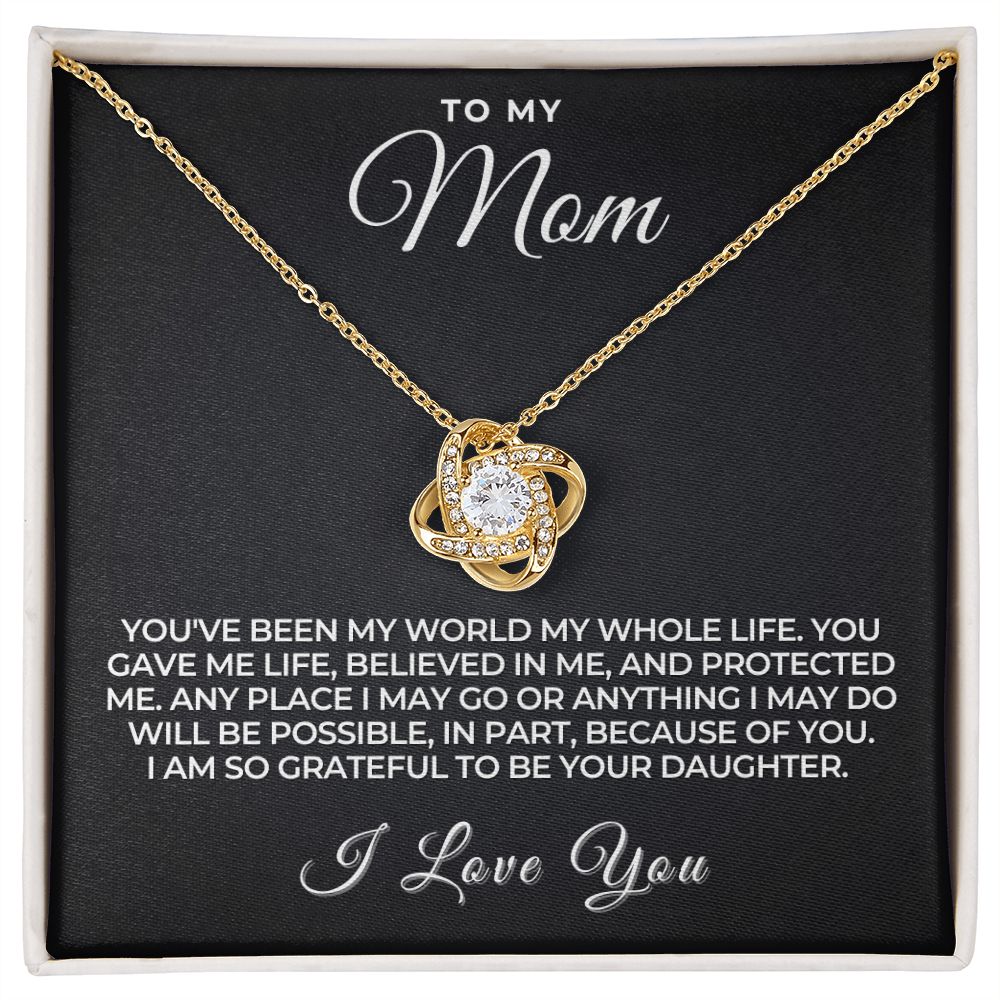 Gift For Mom | My World Necklace 0659T4