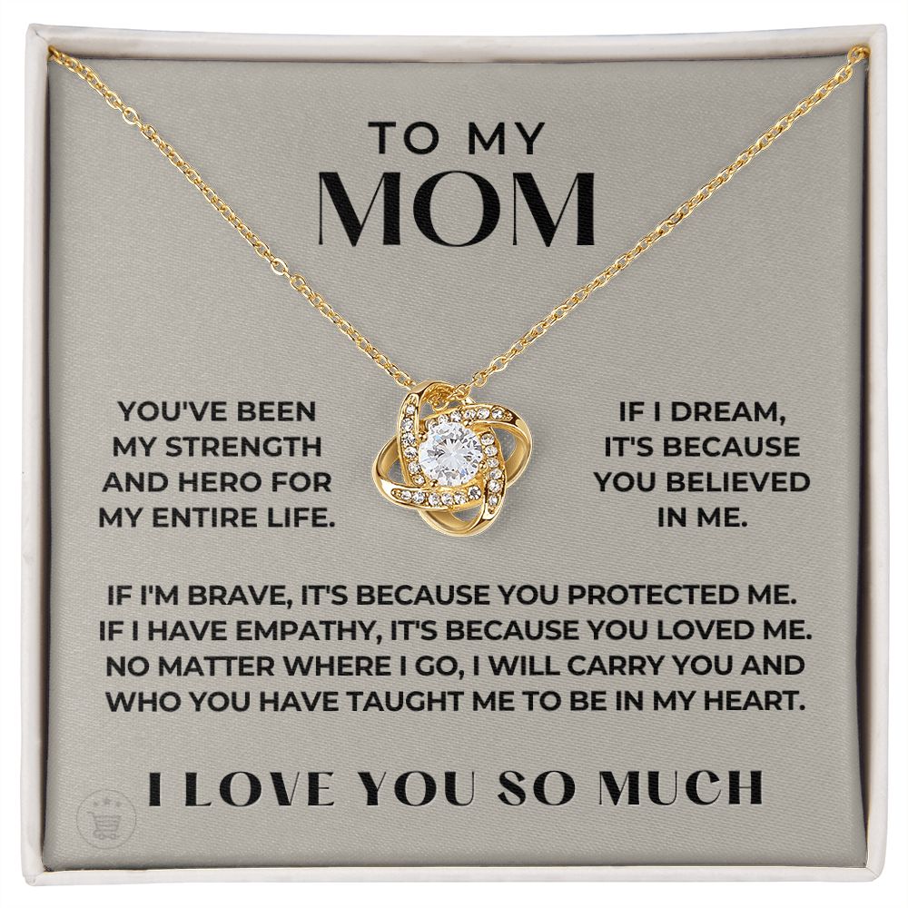 Gift For Mom | Because Of You Necklace 0657T3