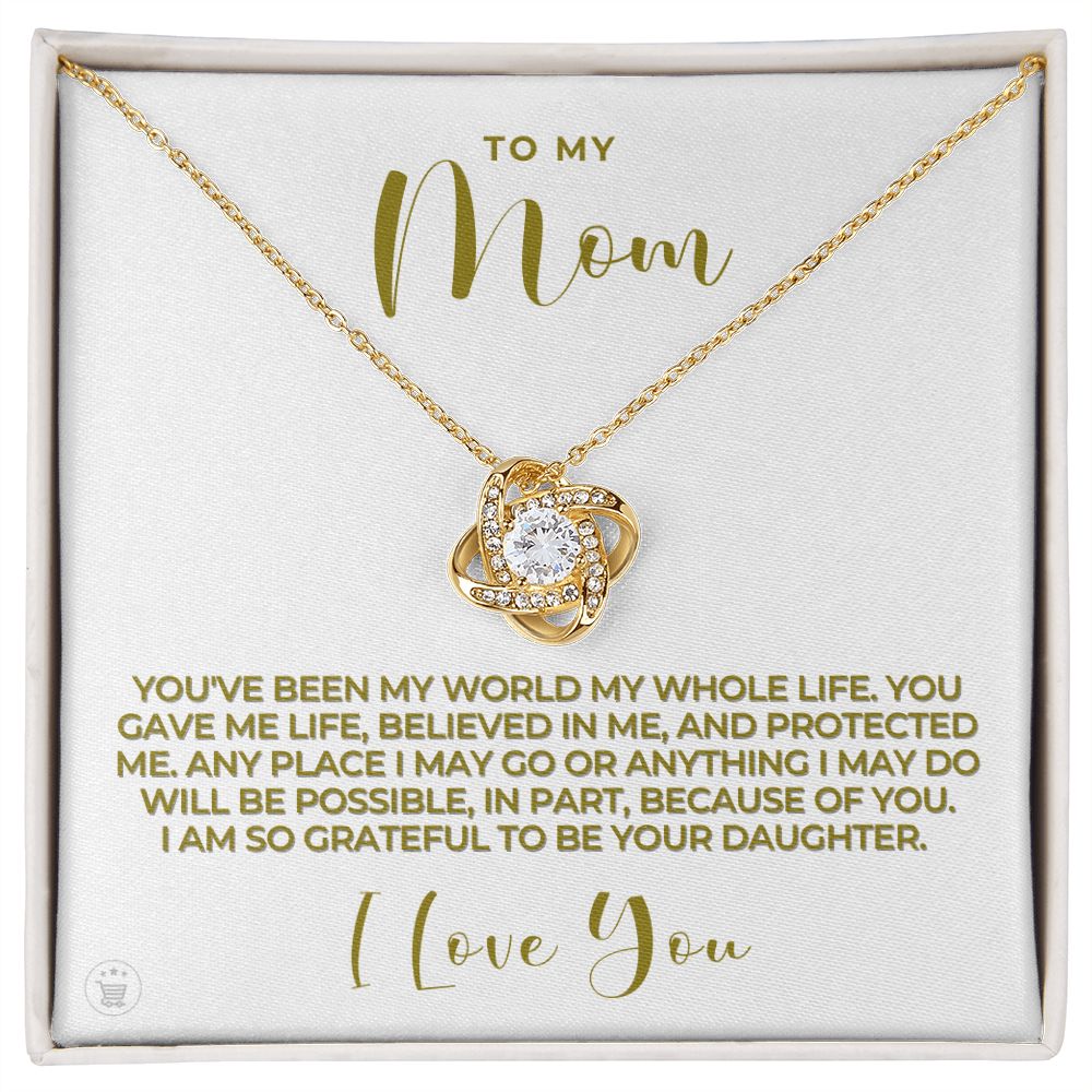 Gift For Mom | My World Necklace 0659T5