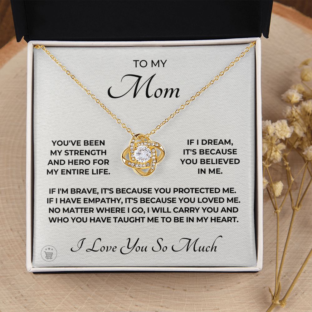 Gift For Mom | Because Of You Necklace 0657T1