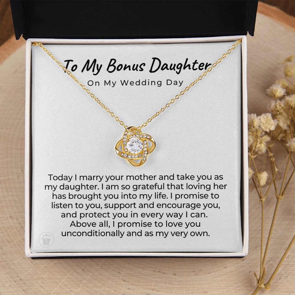 Stepdaughter Wedding Gift | Promise Necklace 0551T16