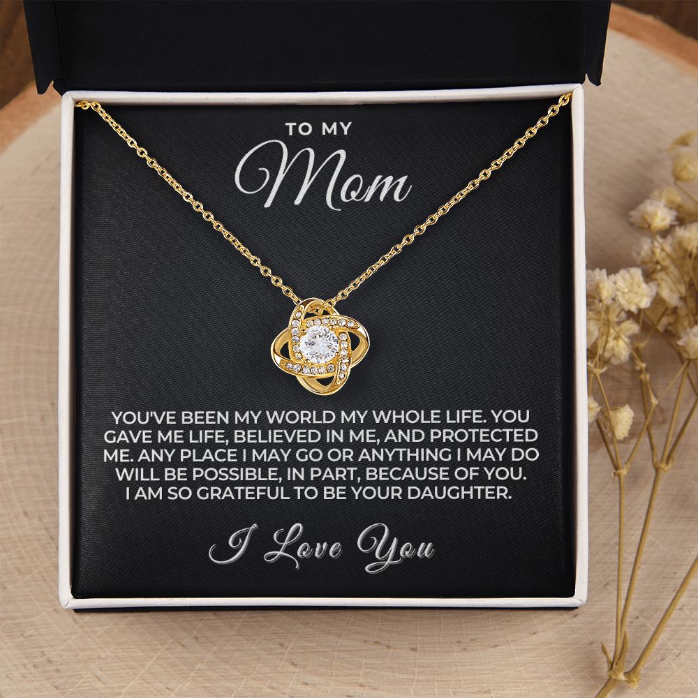 Gift For Mom | My World Necklace 0659T4