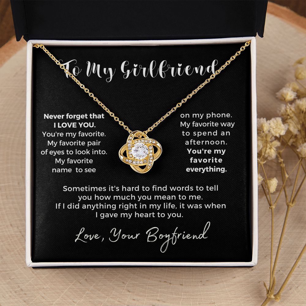 Gift For Girlfriend | My Heart Necklace 0776T1L