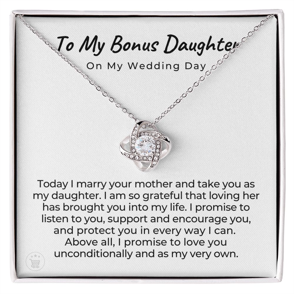 Stepdaughter Wedding Gift | Promise Necklace 0551T16