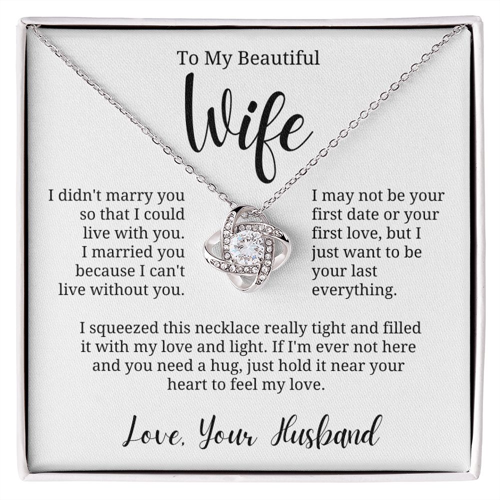 Gift For Wife | My Love Necklace 0769T1L