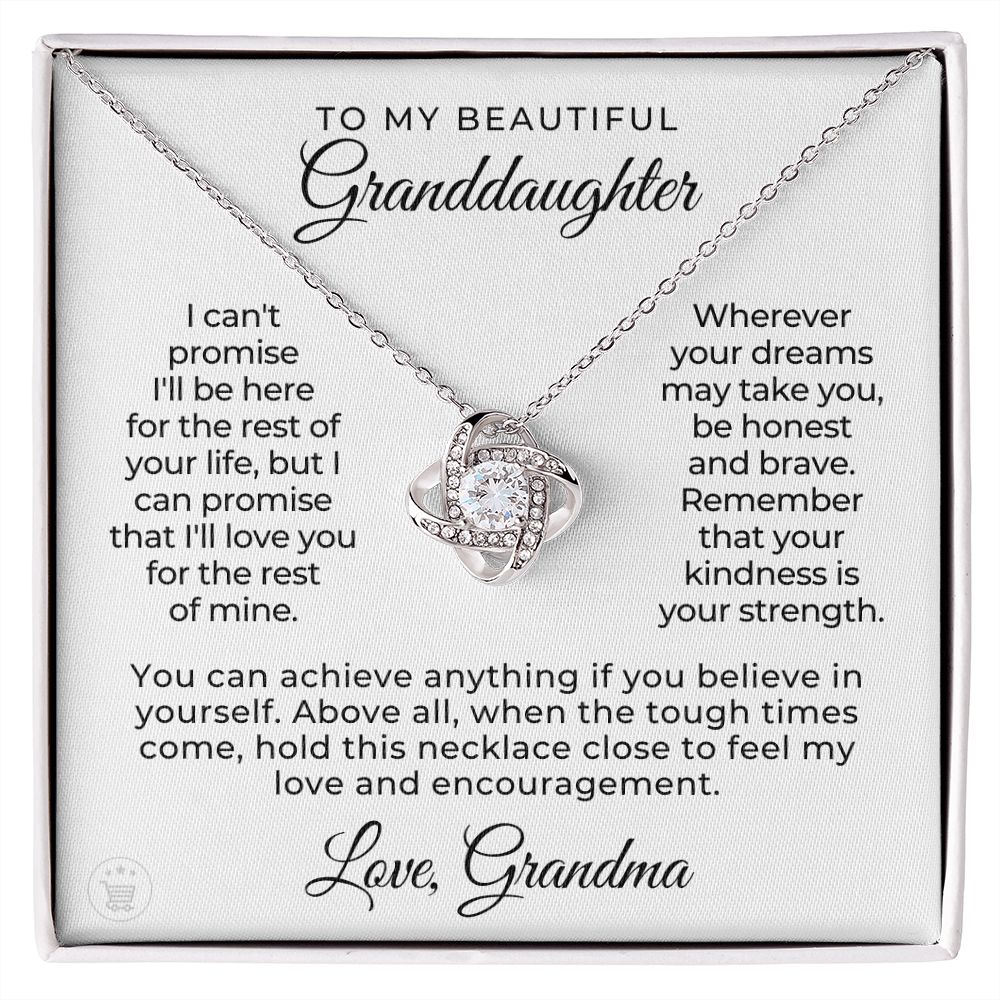 Granddaughter Gift | My Promise Necklace 0716T2