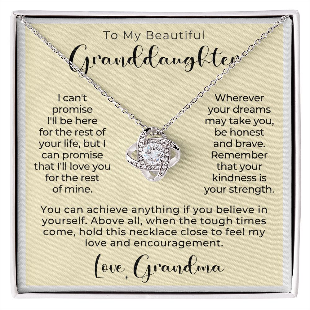 Granddaughter Gift | My Promise Necklace 0546T16