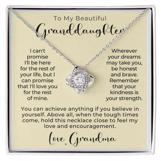 Granddaughter Gift | My Promise Necklace  0546T16