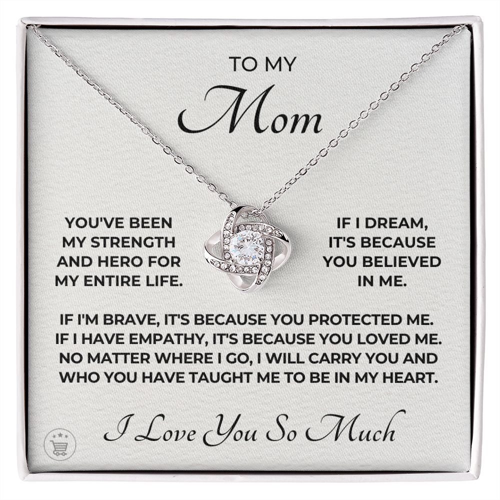 Gift For Mom | Because Of You Necklace 0657T1