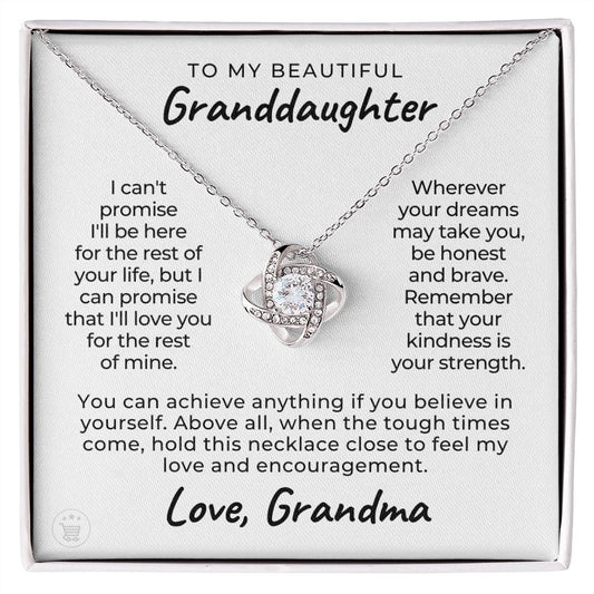 Granddaughter Gift | My Promise Necklace  0716T1