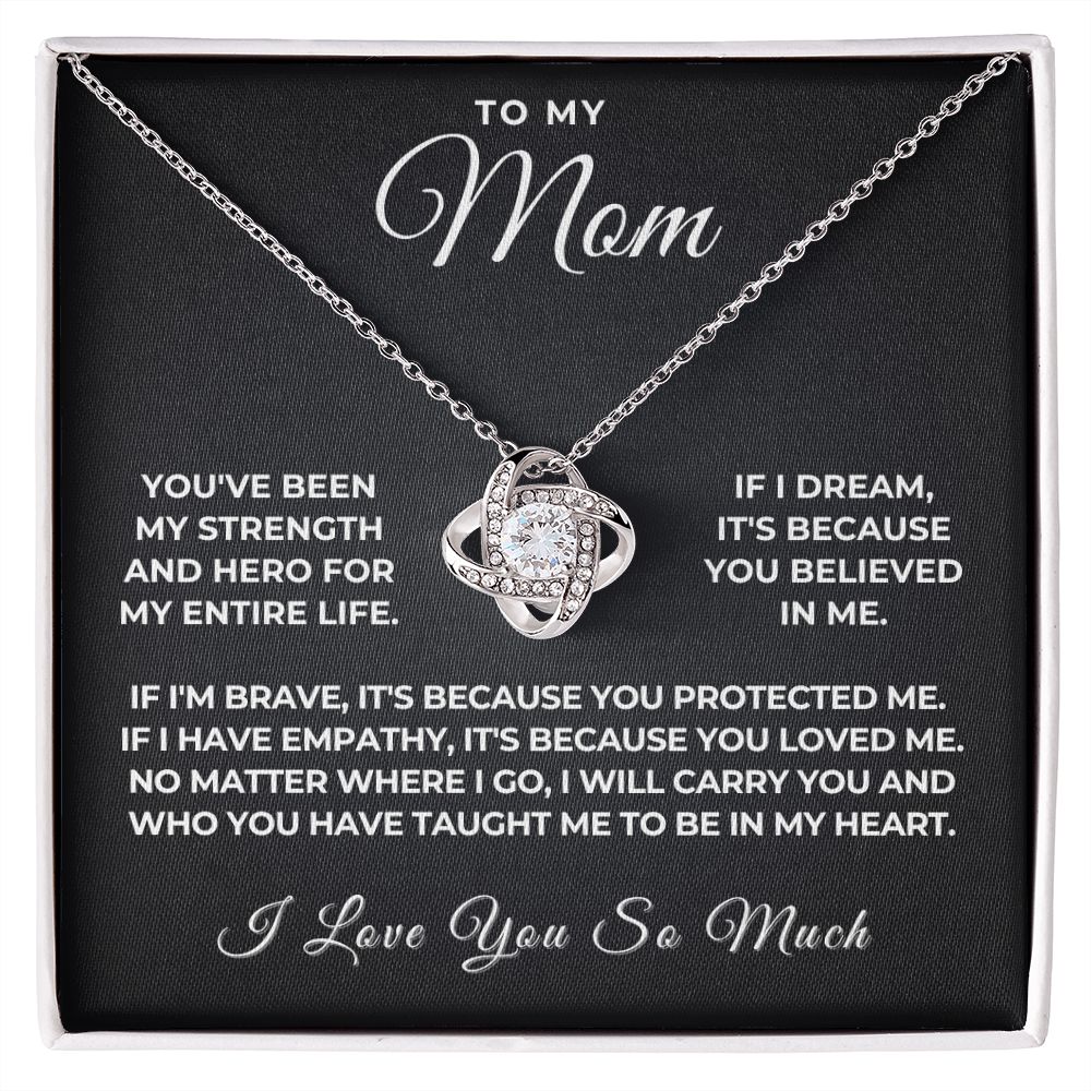 Gift For Mom | Because Of You Necklace 0657T4
