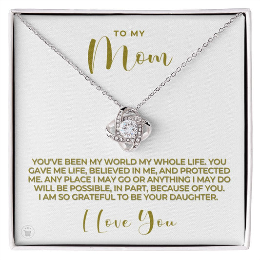 Gift For Mom | My World Necklace 0659T5
