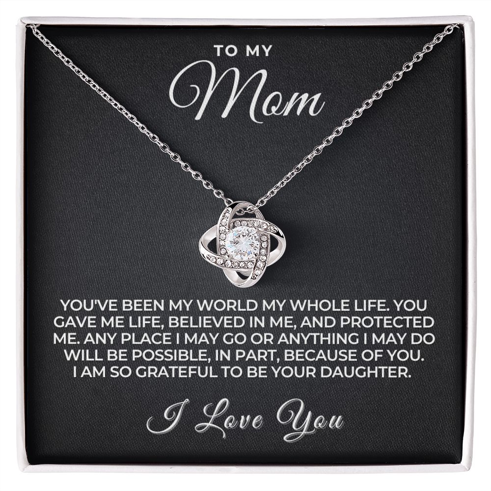 Gift For Mom | My World Necklace 0659T4