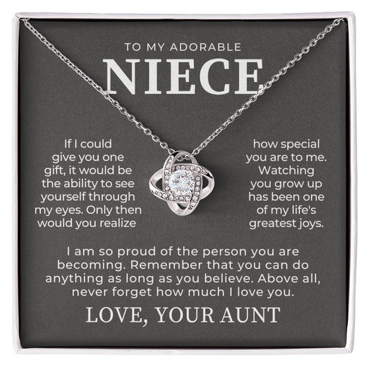 Niece Gift From Aunt | My Love Necklace 0581T20