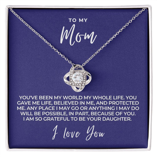 Gift For Mom | My World Necklace 0659T6