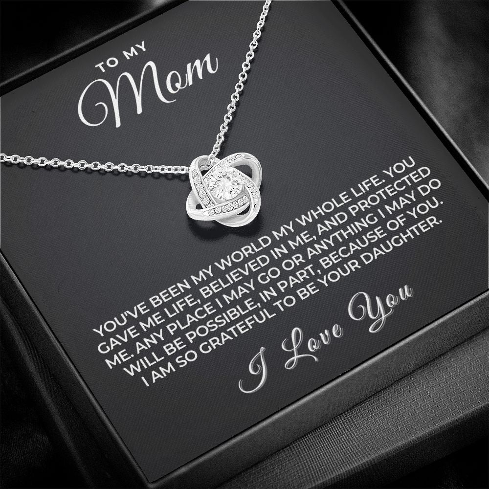 Gift For Mom | My World Necklace 0659T4