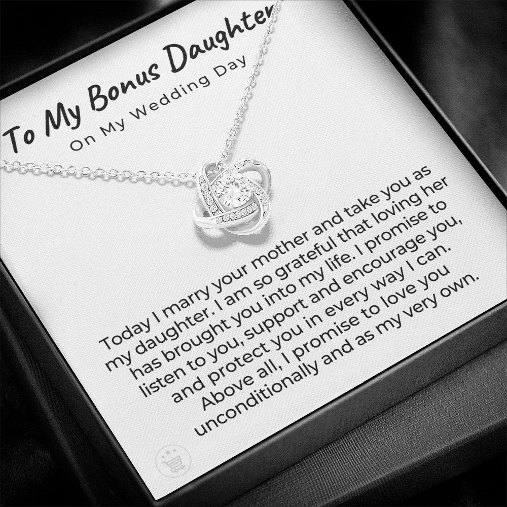 Stepdaughter Wedding Gift | Promise Necklace 0551T16