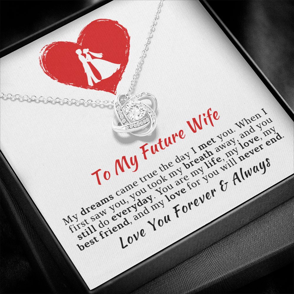 Future Wife, Mrs. Gift | Dreams Came True Necklace 0743T2L