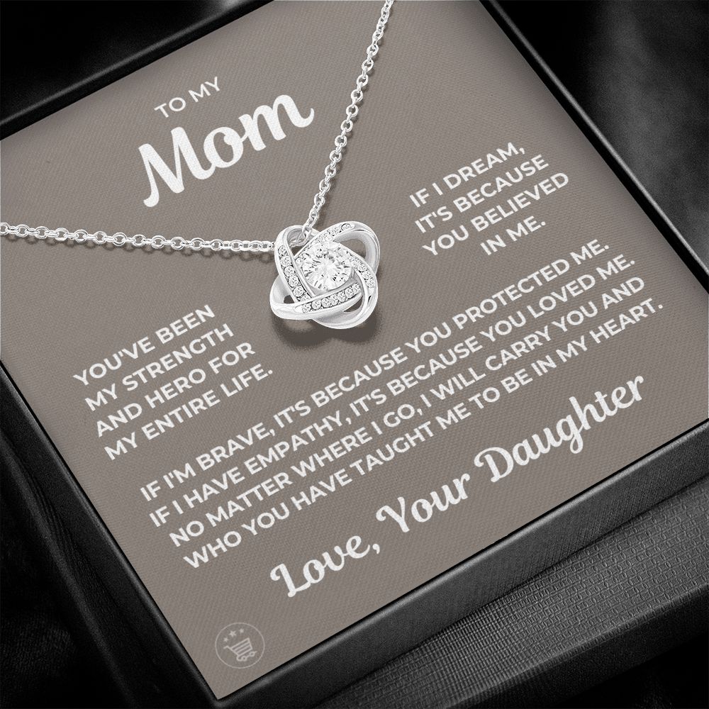 Gift For Mom | Because Of You Necklace 0658T2
