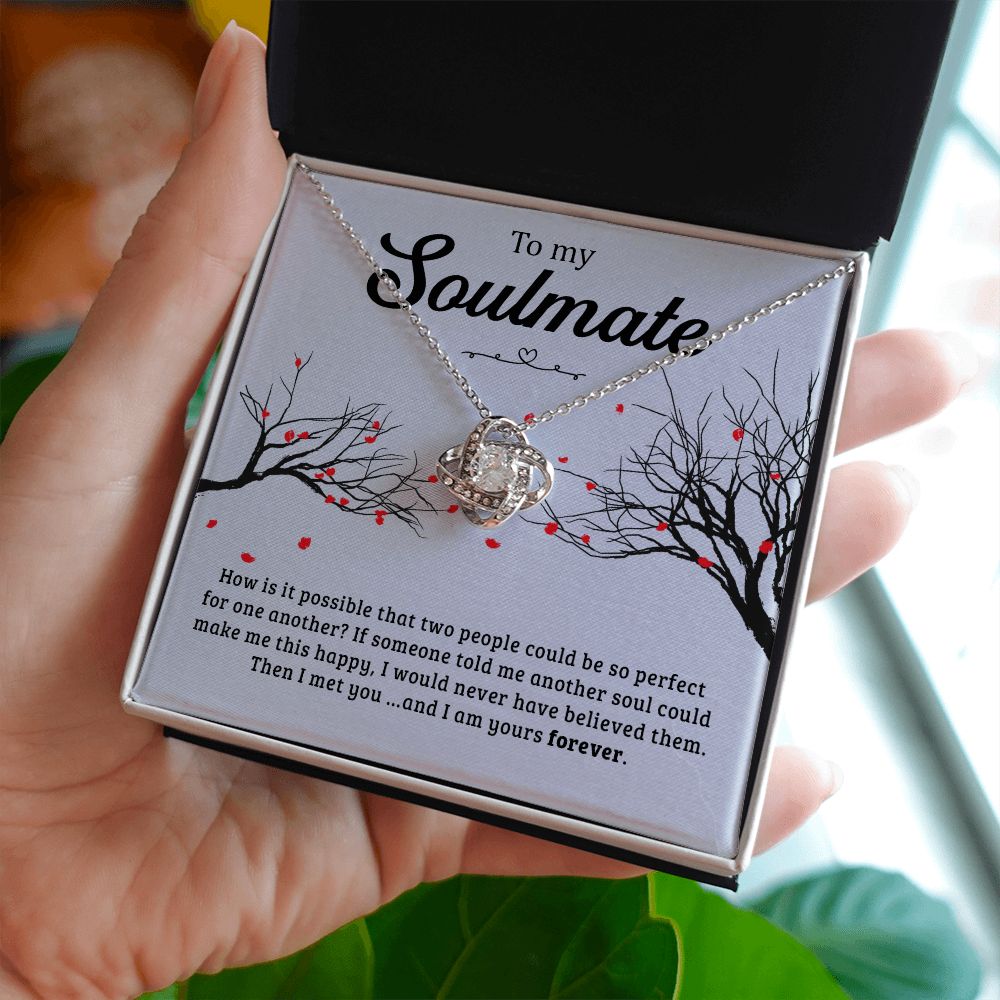 My Soulmate | I am yours forever - Love Knot Necklace