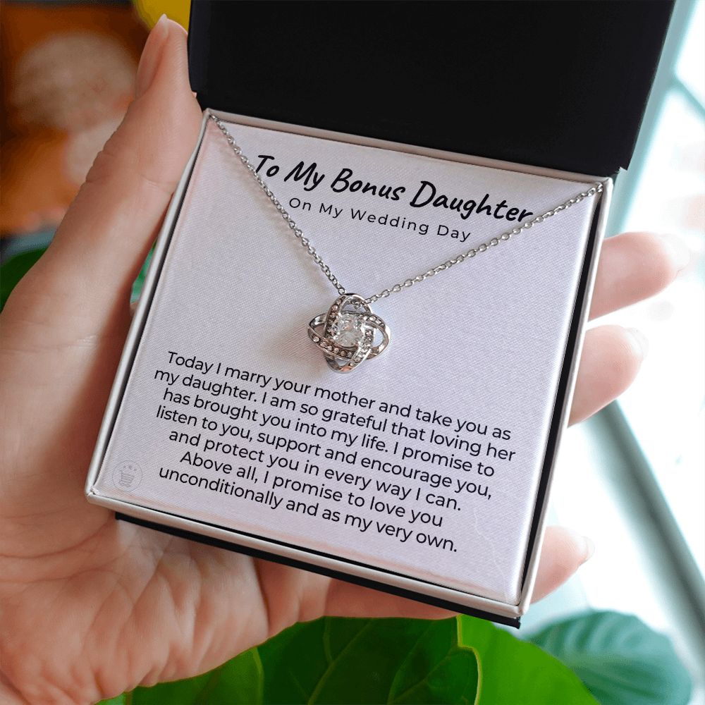 Stepdaughter Wedding Gift | Promise Necklace 0551T16