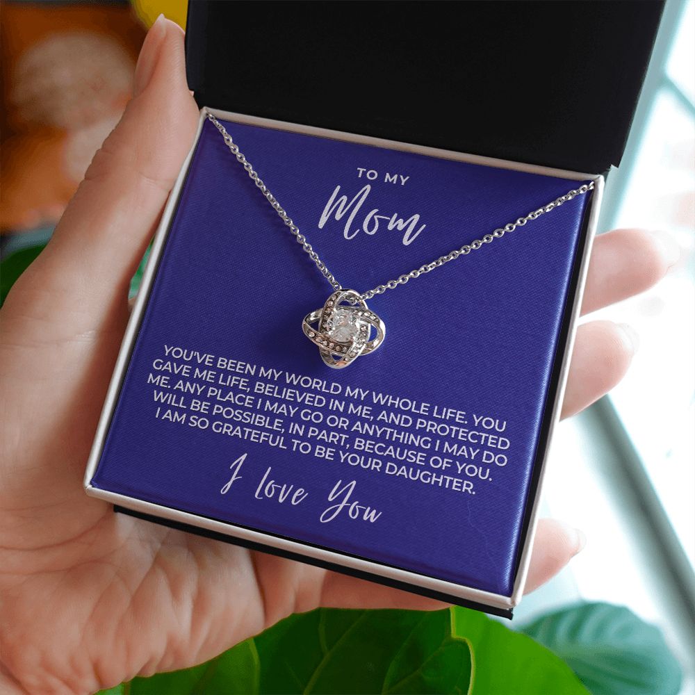 Gift For Mom | My World Necklace 0659T6