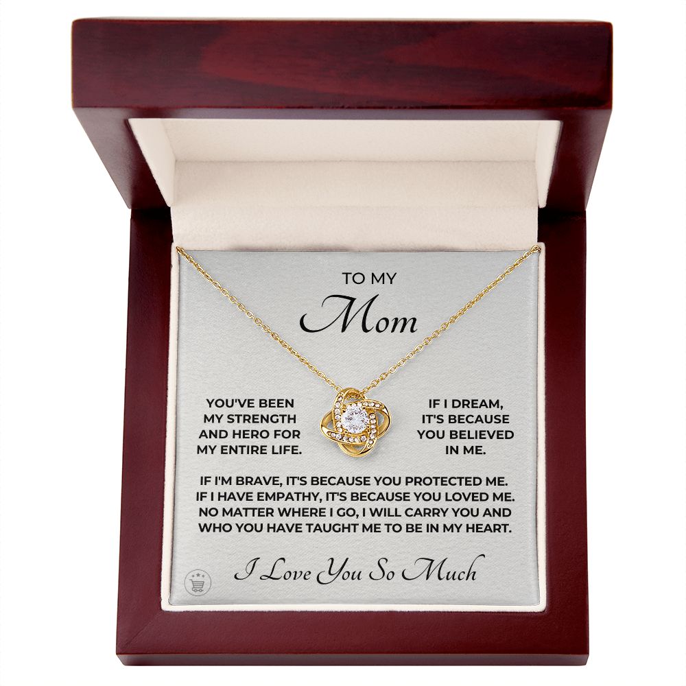 Gift For Mom | Because Of You Necklace 0657T1