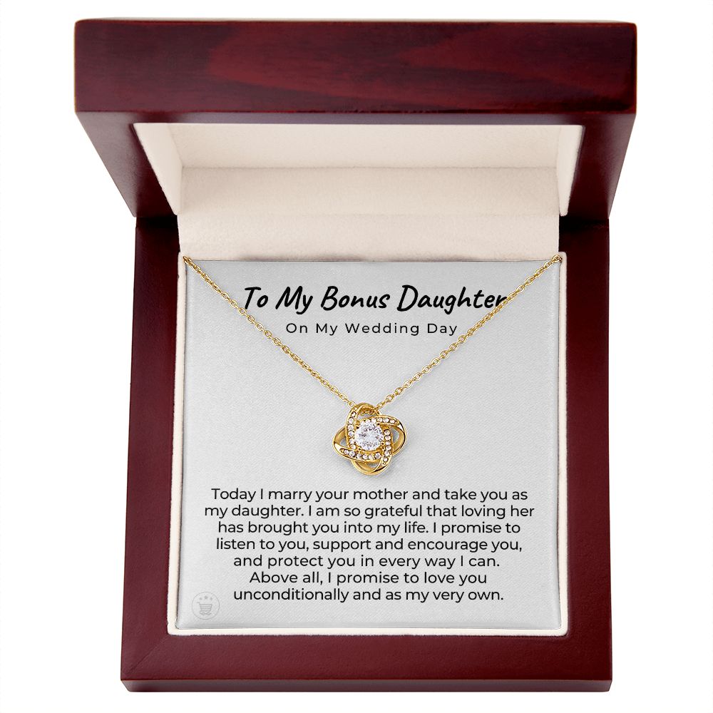 Stepdaughter Wedding Gift | Promise Necklace 0551T16