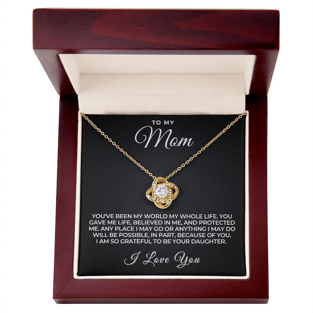 Gift For Mom | My World Necklace 0659T4