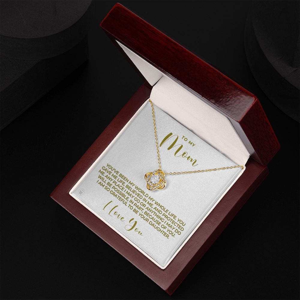 Gift For Mom | My World Necklace 0659T5