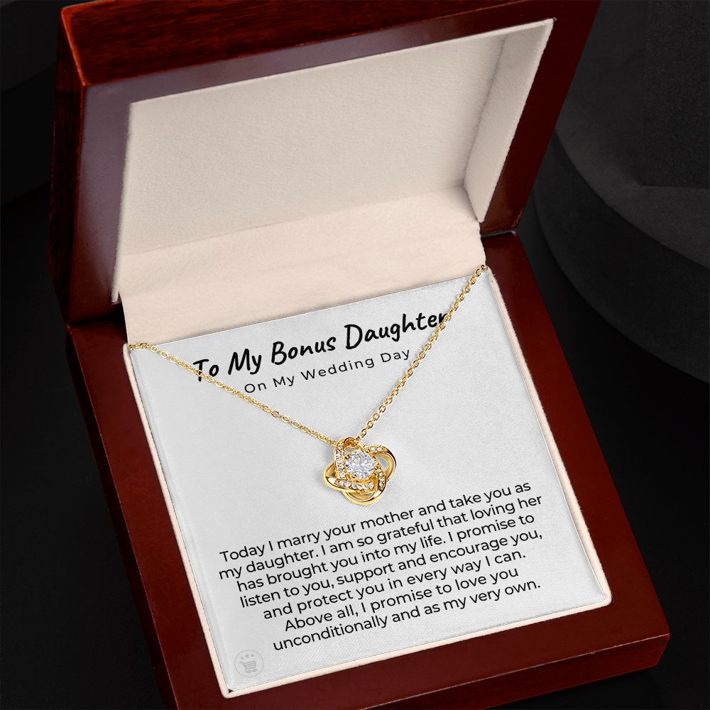 Stepdaughter Wedding Gift | Promise Necklace 0551T16