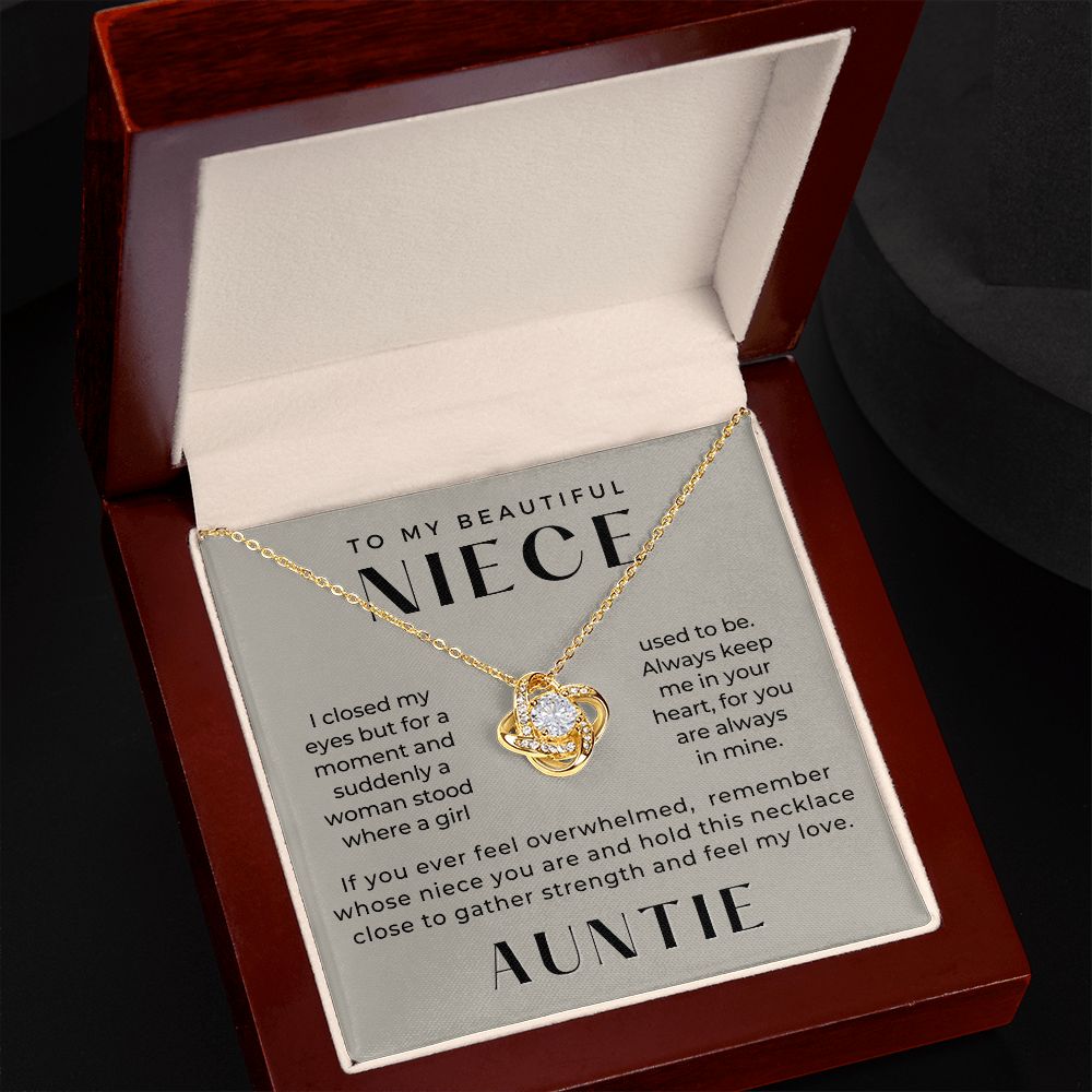 Niece Gift From Aunt | In My Heart Necklace 0631T21