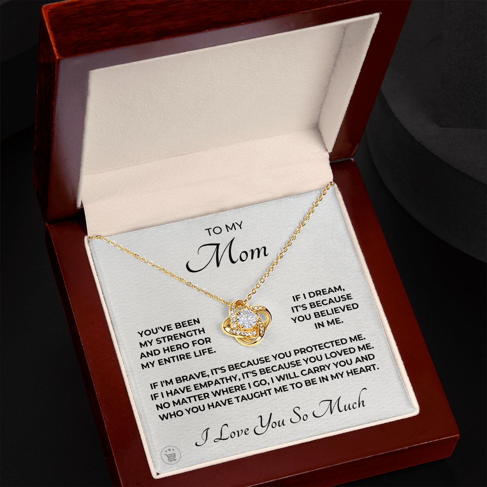 Gift For Mom | Because Of You Necklace 0657T1