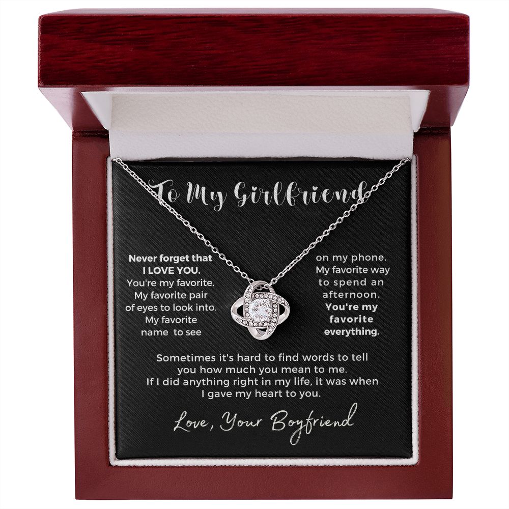 Gift For Girlfriend | My Heart Necklace 0776T1L