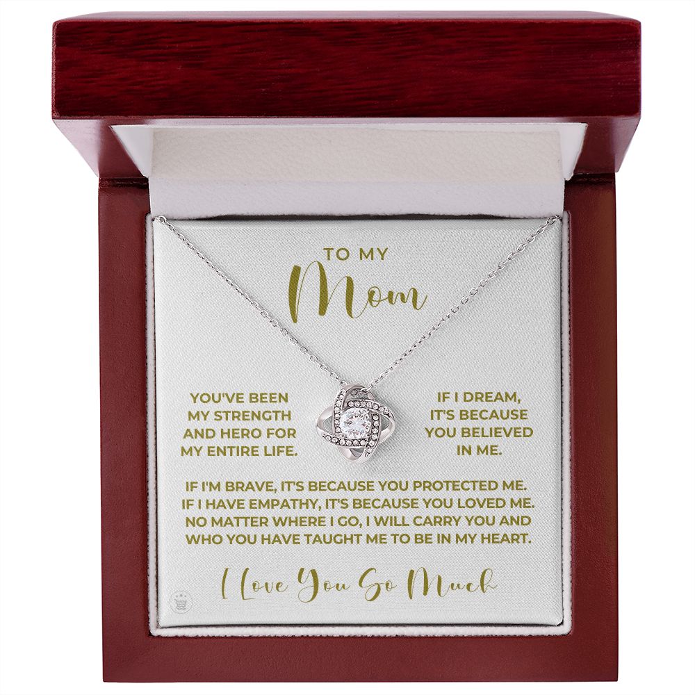 Gift For Mom | Because Of You Necklace 0657T5