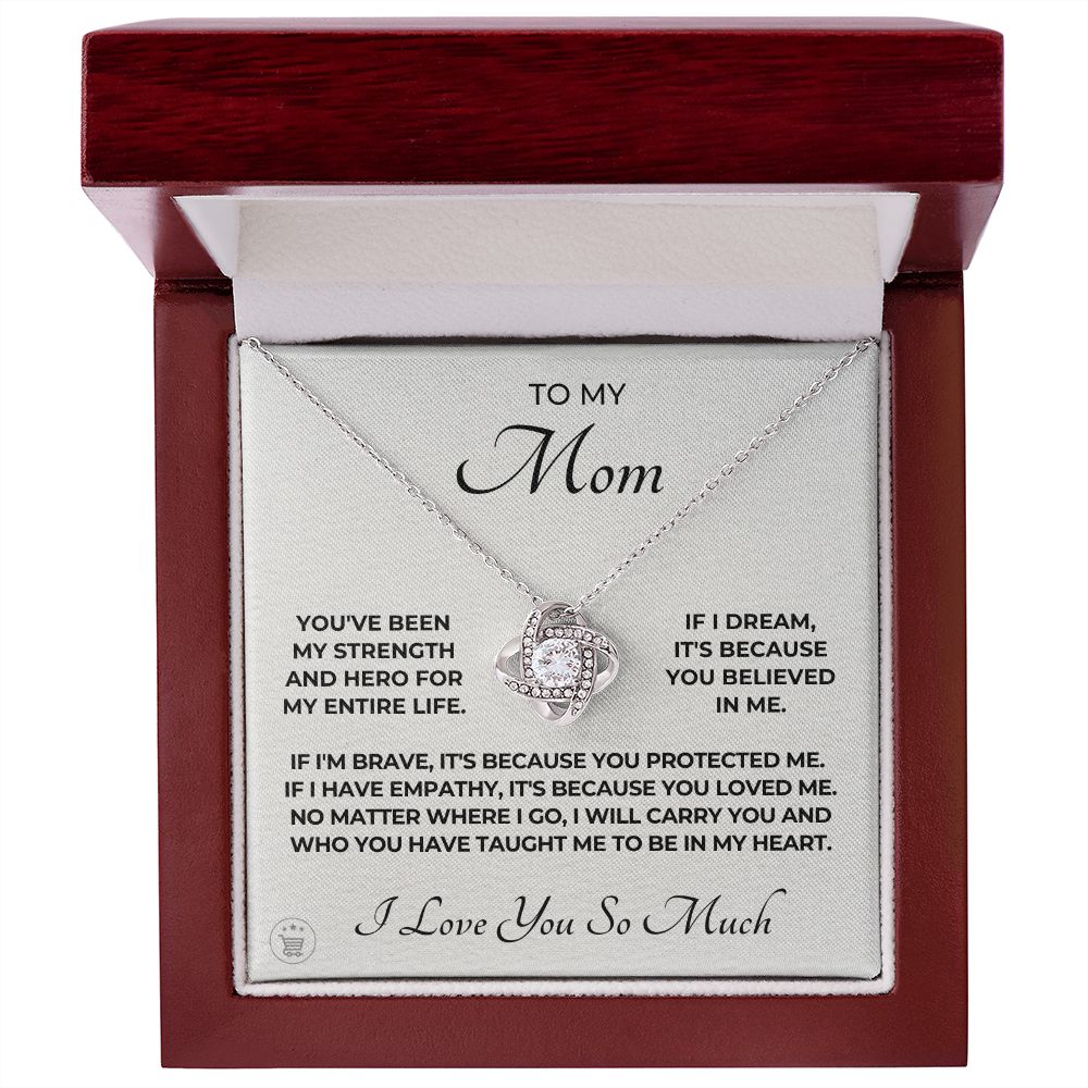 Gift For Mom | Because Of You Necklace 0657T1