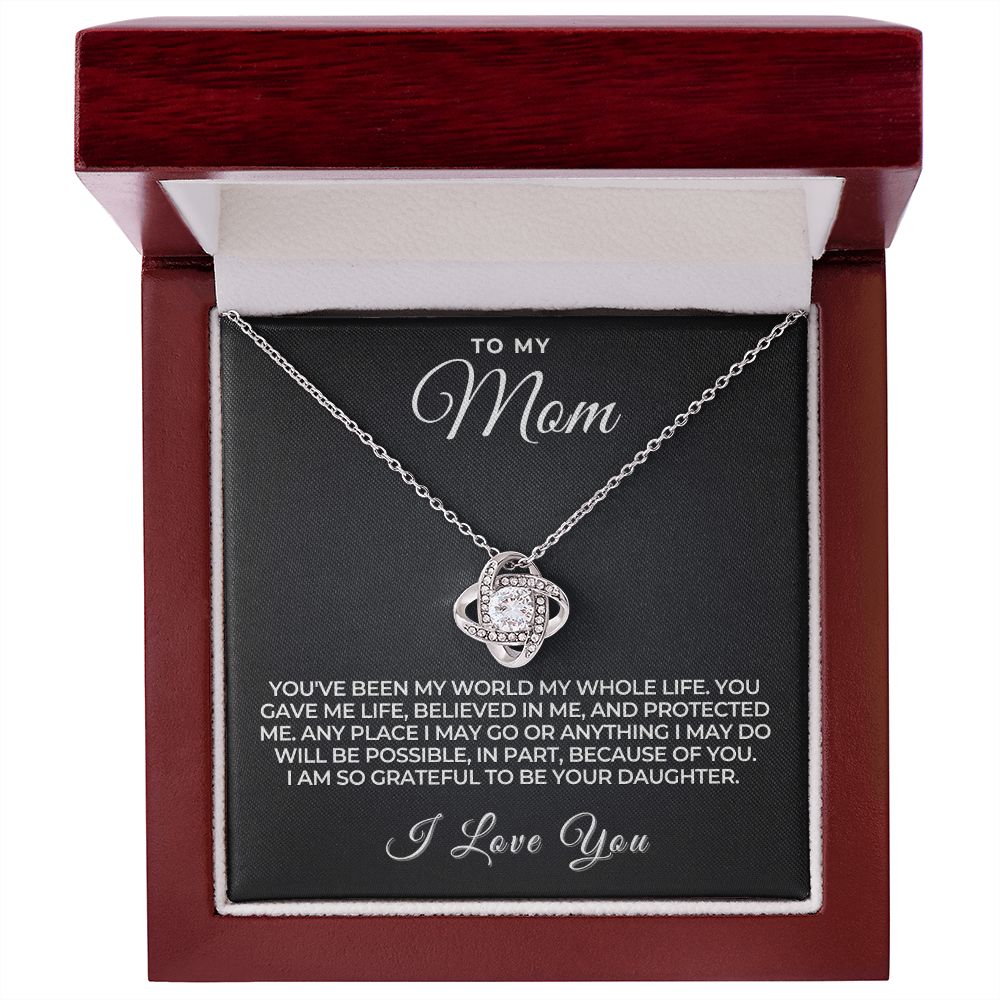 Gift For Mom | My World Necklace 0659T4