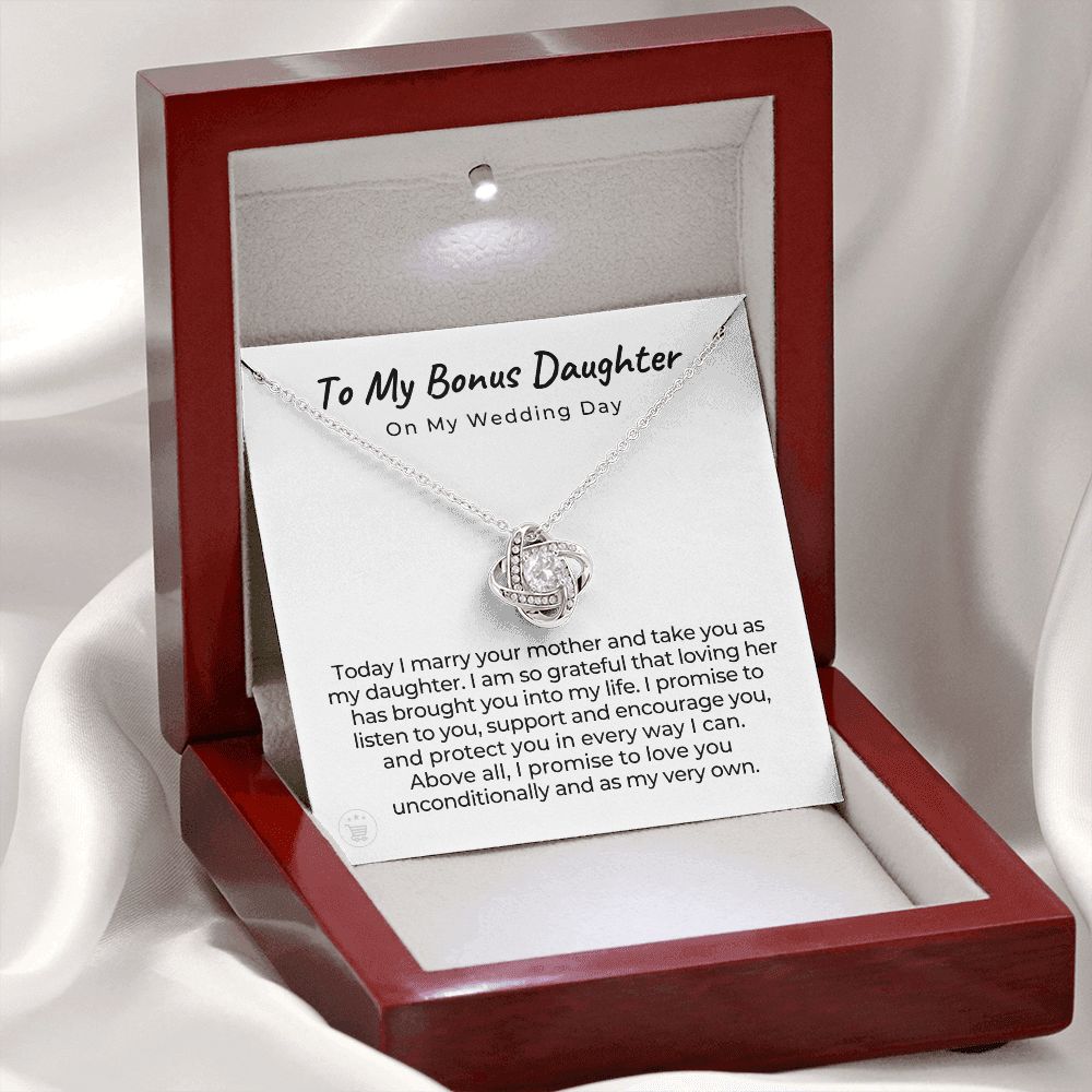 Stepdaughter Wedding Gift | Promise Necklace 0551T16
